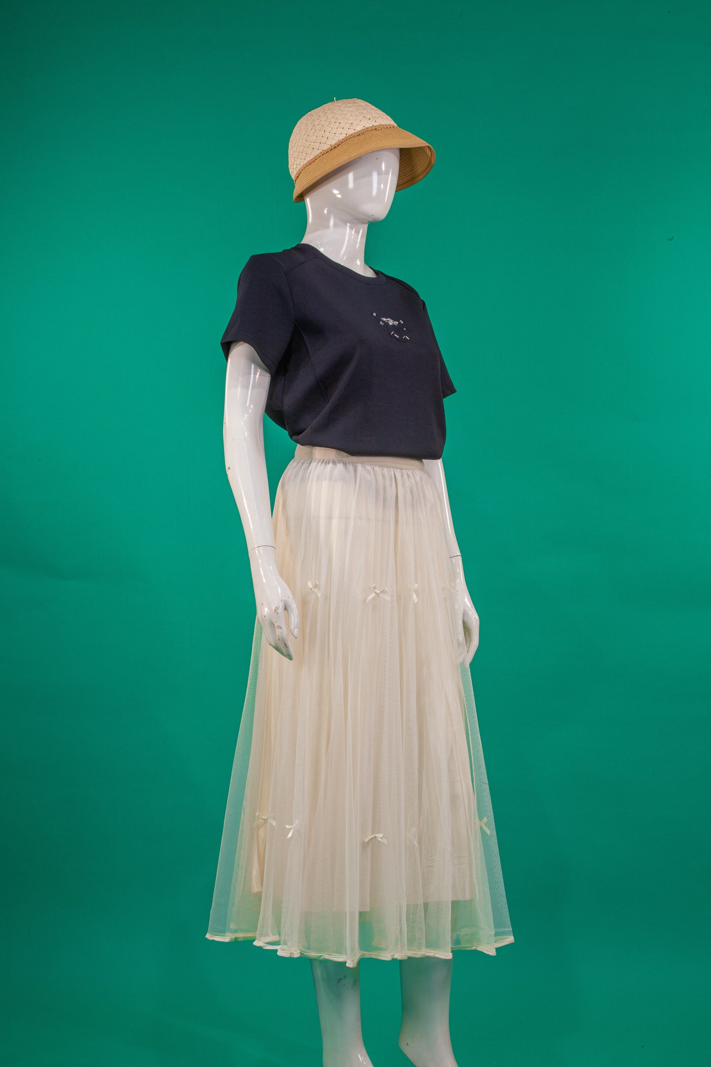 Rok Motif Pita Horizontal