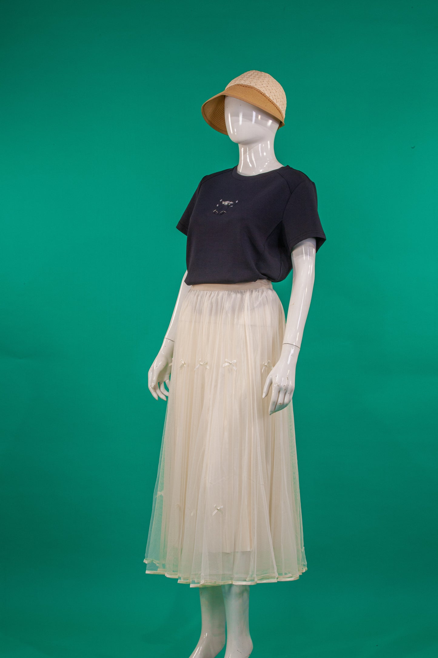 Rok Motif Pita Horizontal