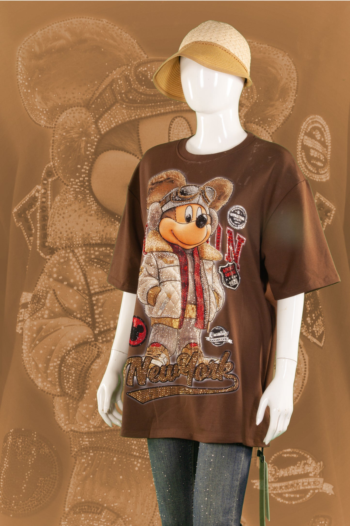 T-Shirt Premium Motif Mickey NewYork